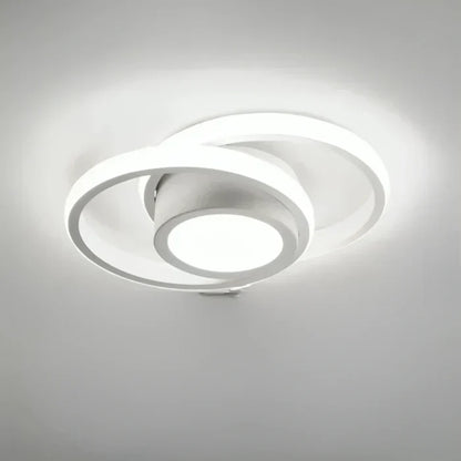 Orbiloop LED Plafondlamp – Moderne Plafondverlichting met Abstracte Dubbele Ring