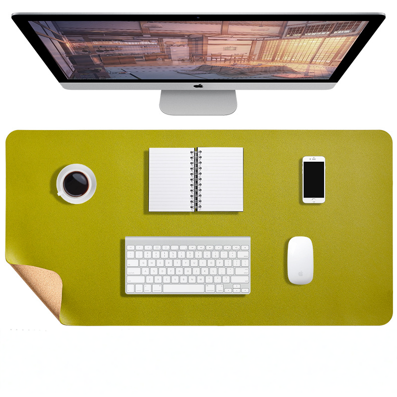 Luxe PU-Leder | Stijlvolle Waterdichte Bureau Onderlegger 9