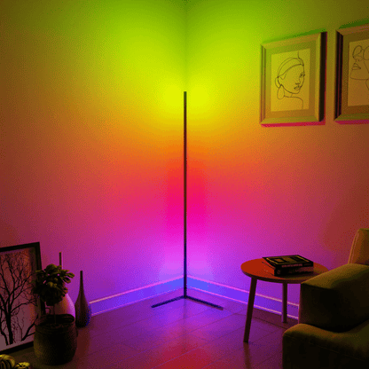 Ambiance Dimbare LED Vloerlamp – Luxe Verlichting met 1+ Miljoen Kleuren