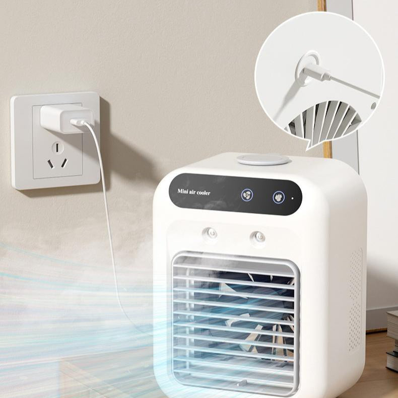 Draagbare Aircooler met Waterkoeling – USB Ventilator voor Binnen & Auto