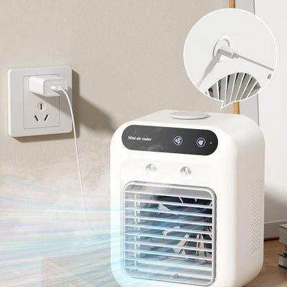 Draagbare Aircooler met Waterkoeling – USB Ventilator voor Binnen & Auto