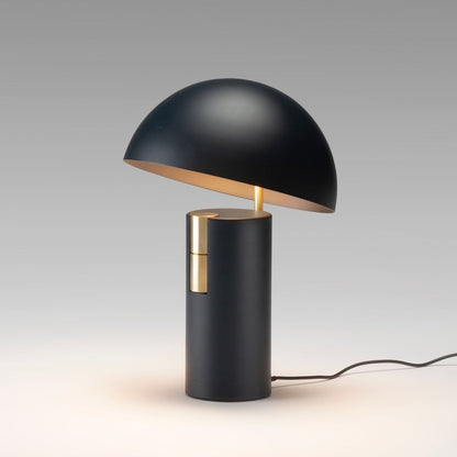 Virella Design Tafellamp – Paddenstoelvormige Lamp in Goud & Wit