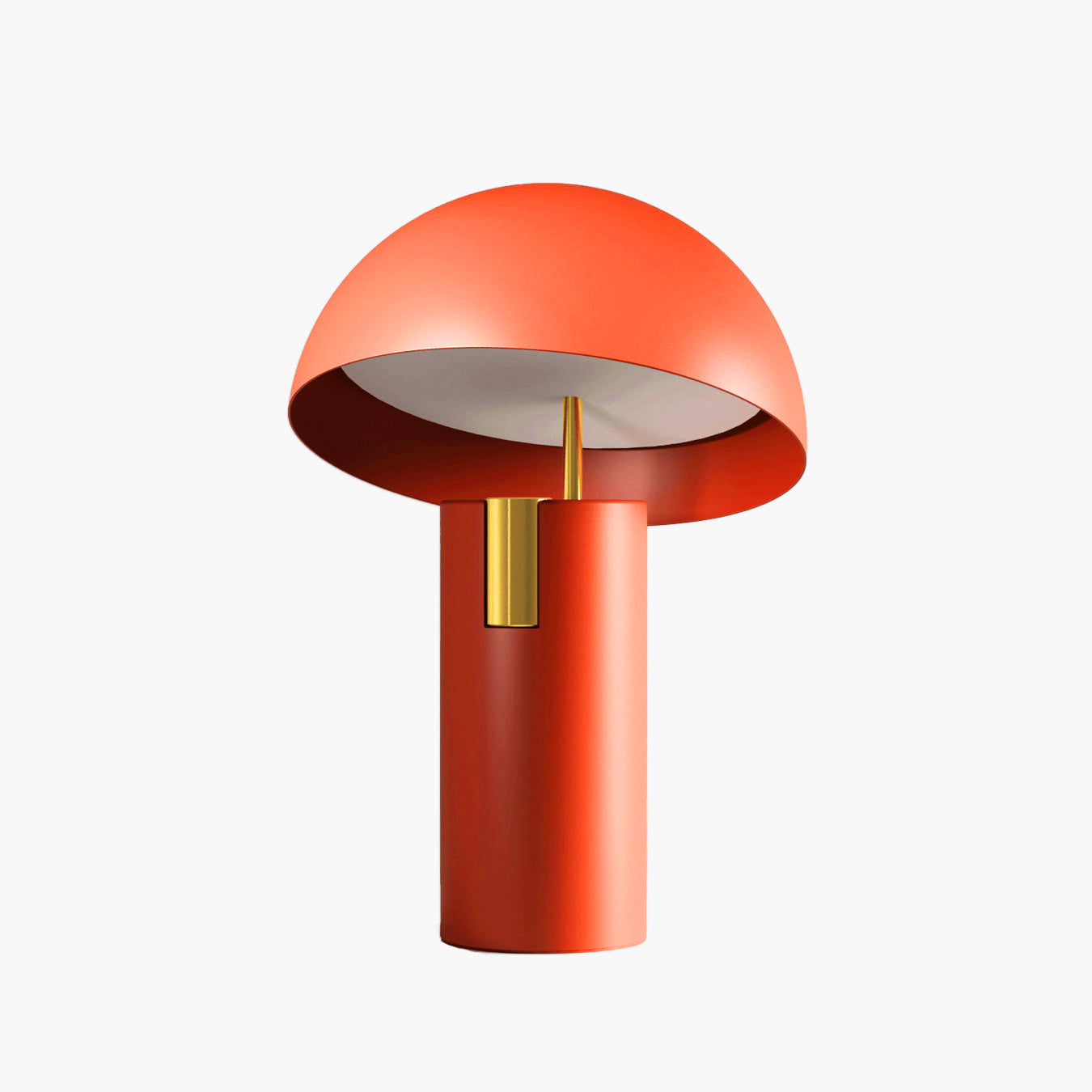 Virella Design Tafellamp – Paddenstoelvormige Lamp in Goud & Wit
