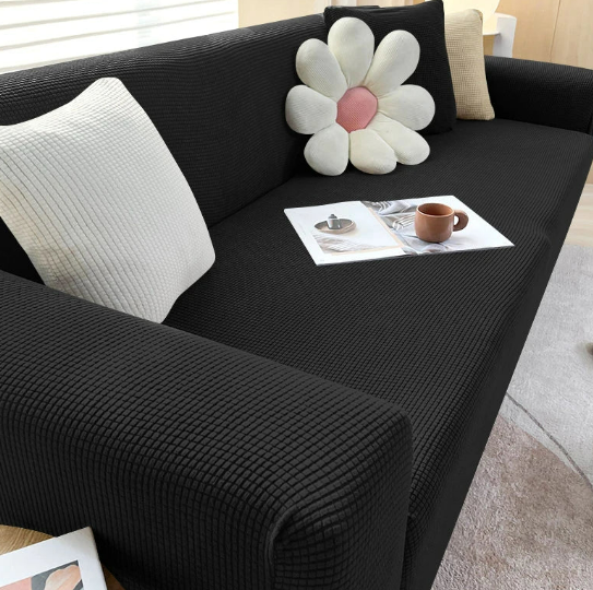 Moderne Sofahoes – Beschermhoes voor de bank in Donkergrijs, Groen, Lichtgrijs of Zwart