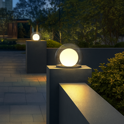 Solar Maanlamp Tuinverlichting - Sfeervolle LED-Sokkel voor Buiten