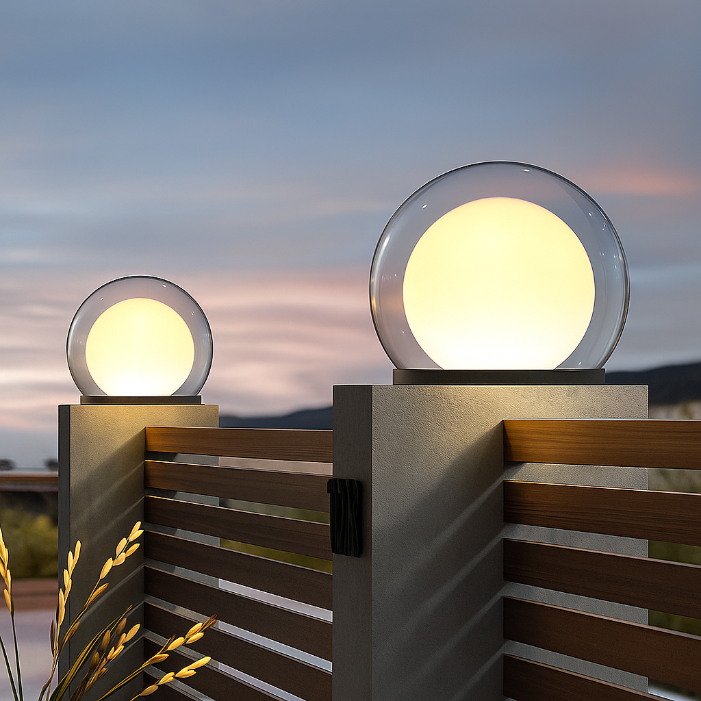 Solar Maanlamp Tuinverlichting - Sfeervolle LED-Sokkel voor Buiten