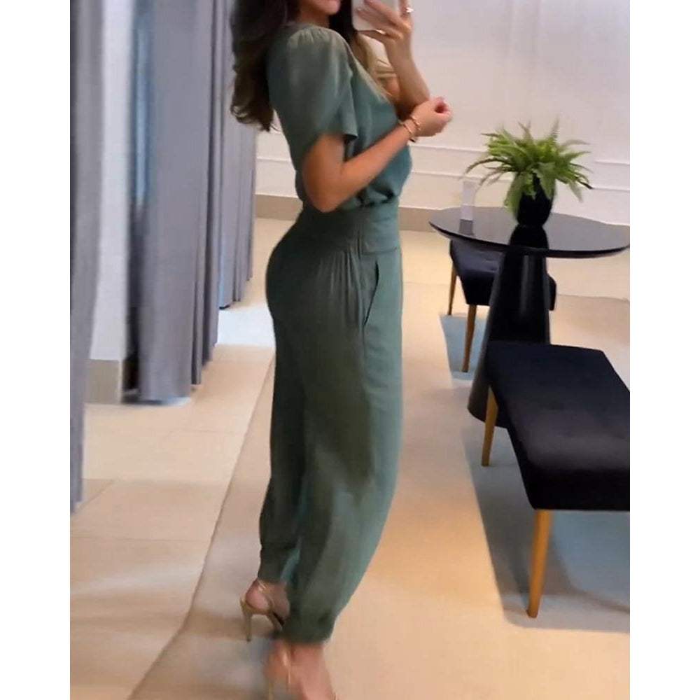 Emma | Elegante V-hals Blouse en Comfortabele Broek 5