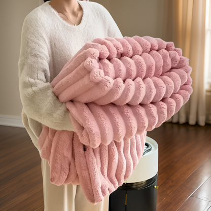 Luxe Pluche Fleece Deken voor Bank & Woonkamer – Zachte Warme Cozy Deken voor Sofa, Winter Deken in Verschillende Kleuren & Formaten