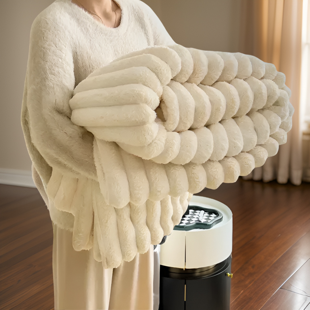 Luxe Pluche Fleece Deken voor Bank & Woonkamer – Zachte Warme Cozy Deken voor Sofa, Winter Deken in Verschillende Kleuren & Formaten
