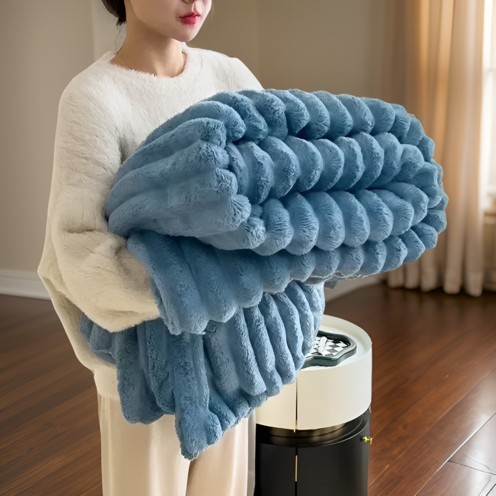 Luxe Pluche Fleece Deken voor Bank & Woonkamer – Zachte Warme Cozy Deken voor Sofa, Winter Deken in Verschillende Kleuren & Formaten