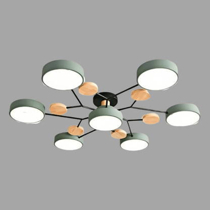 Ljusgren – Scandinavische LED Plafondlamp met Vertakte Vorm | Modern & Energiezuinig Ontwerp