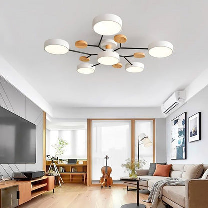 Ljusgren – Scandinavische LED Plafondlamp met Vertakte Vorm | Modern & Energiezuinig Ontwerp