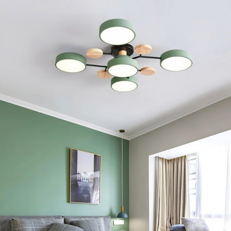 Ljusgren – Scandinavische LED Plafondlamp met Vertakte Vorm | Modern & Energiezuinig Ontwerp