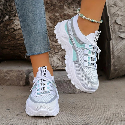 Dames sneakers – comfortabel, ademend, modern design, dagelijks