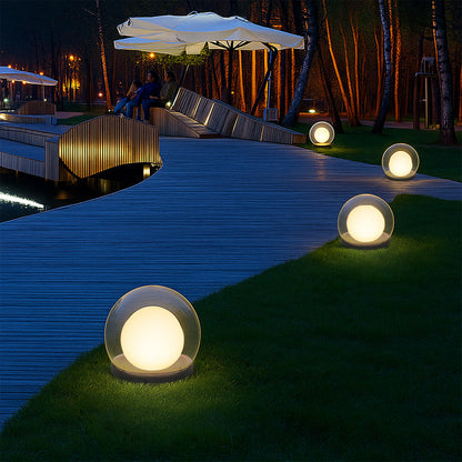 Solar Maanlamp Tuinverlichting - Sfeervolle LED-Sokkel voor Buiten