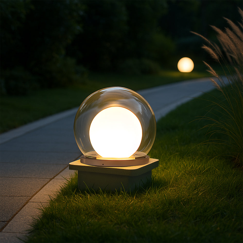 Solar Maanlamp Tuinverlichting - Sfeervolle LED-Sokkel voor Buiten