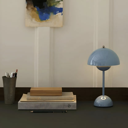 Valmira tafellamp – moderne draadloze ledlamp in paddenstoelvorm met touchbediening