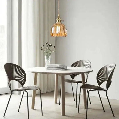 Glazen Bloem Hanglamp – Luxe Designlamp met E27 Fitting & Warme Sfeerverlichting