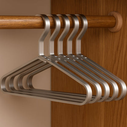 Kleerhangers – Slim Aluminium Anti-slip (Set van 4)