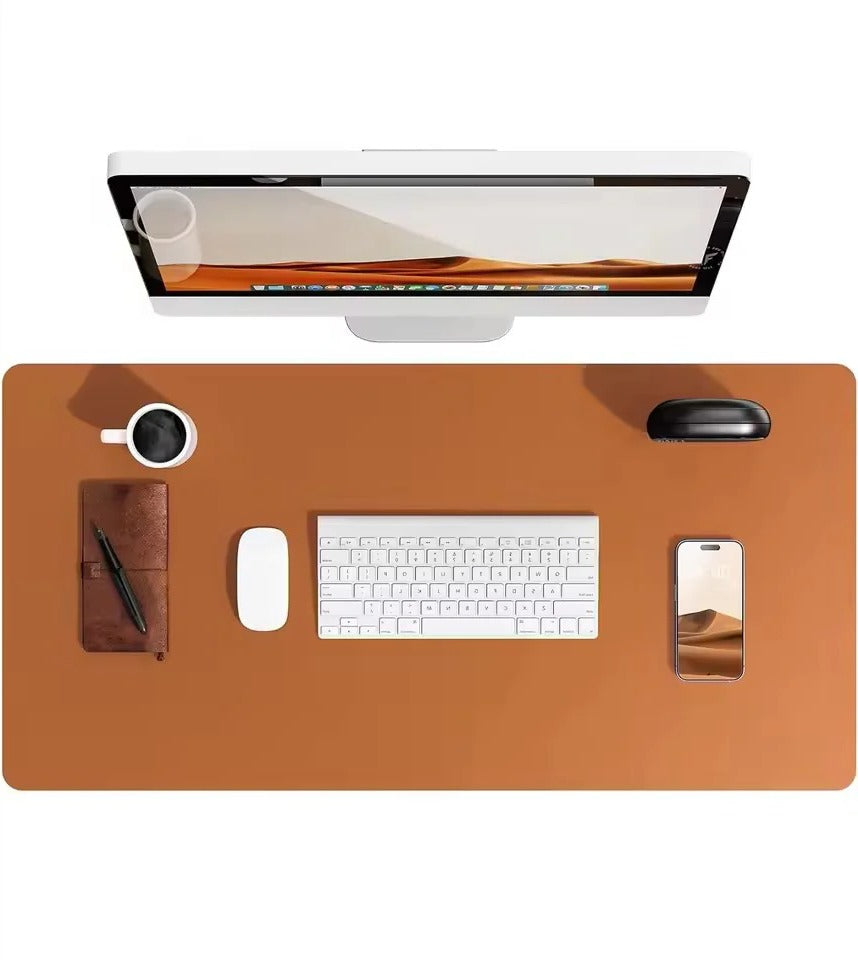 Luxe PU-Leder | Stijlvolle Waterdichte Bureau Onderlegger 4