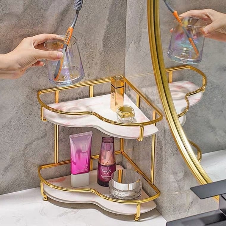 NookCorner | Luxe Ruimtebesparende Hoek Organizer voor Badkamer en Interieur 4