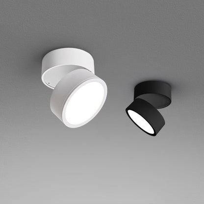 Set van 2 Moderne Opbouw Plafondlampen – Aluminium LED Verlichting met Warm Wit Licht | Dimbaar, Minimalistisch Design & Compact Formaat