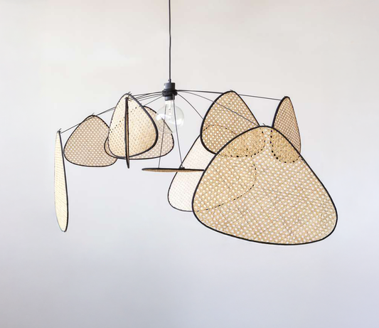 Riviera Rotan Hanglamp – Natuurlijke Warmte en Organisch Design