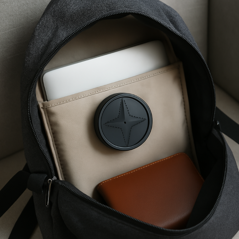 GPS Tracker – Compacte Magnetische Volgmodule met Real-time Locatiebepaling via App | Ideaal voor Auto, Fiets, Motor & Huisdieren | Draadloos en Herlaadbaar
