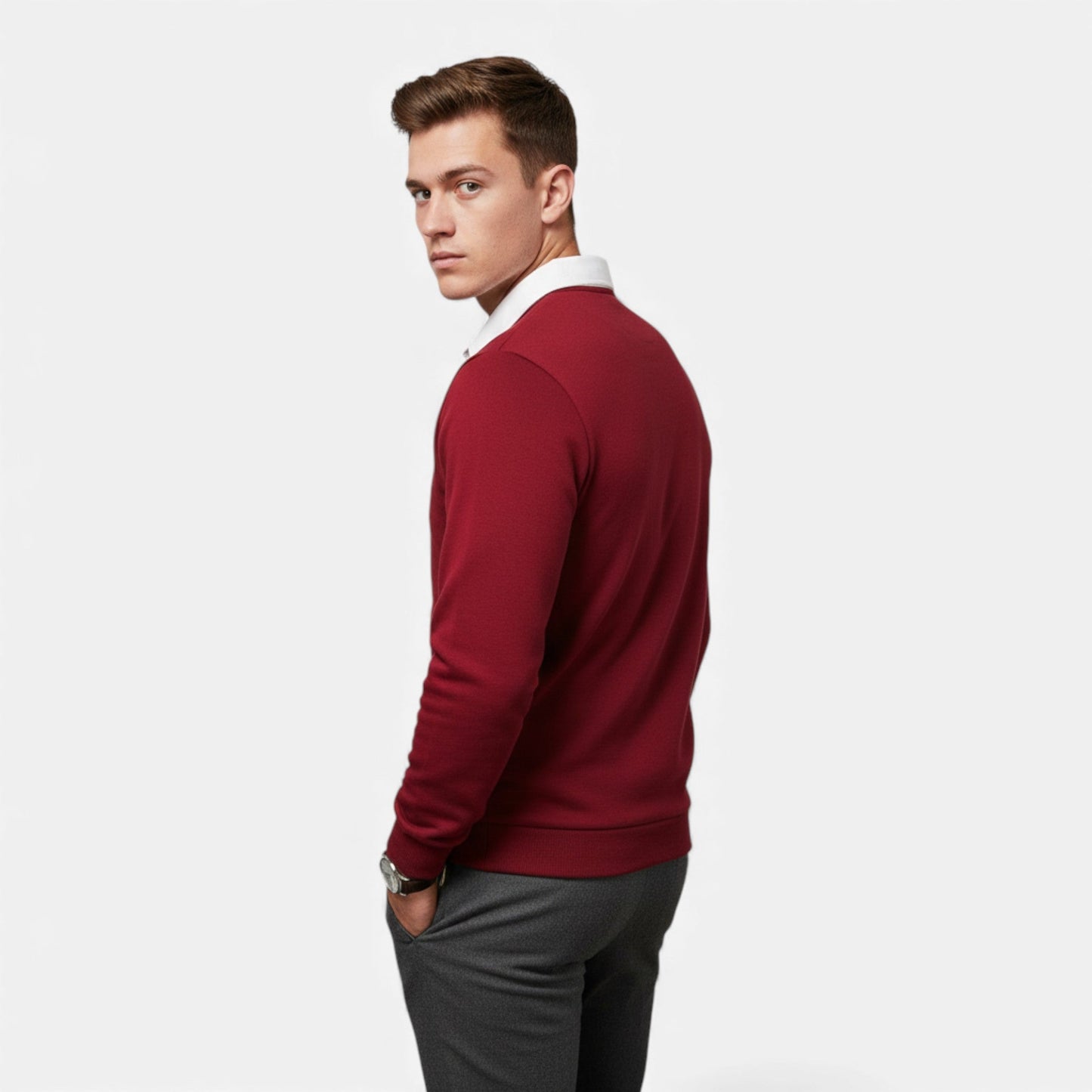 Heren pullover met lange mouwen