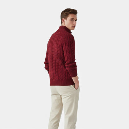 Heren half-zip trui