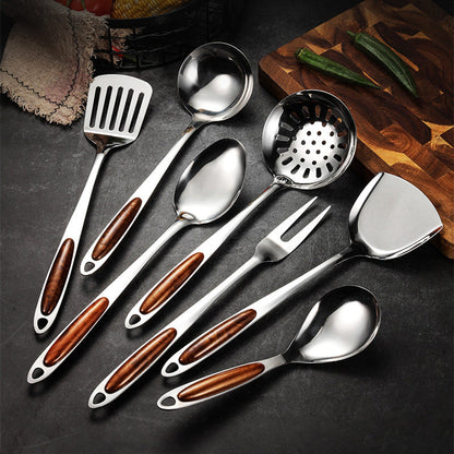 Keukengerei Set Roestvrijstaal – 5-delig Luxe Design met Ergonomische Handgrepen