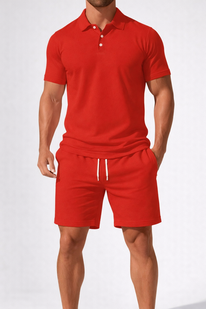 POLO SET | Zwarte heren set – strak, sportief en altijd goed