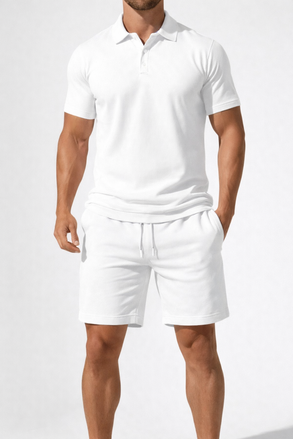 POLO SET | Zwarte heren set – strak, sportief en altijd goed