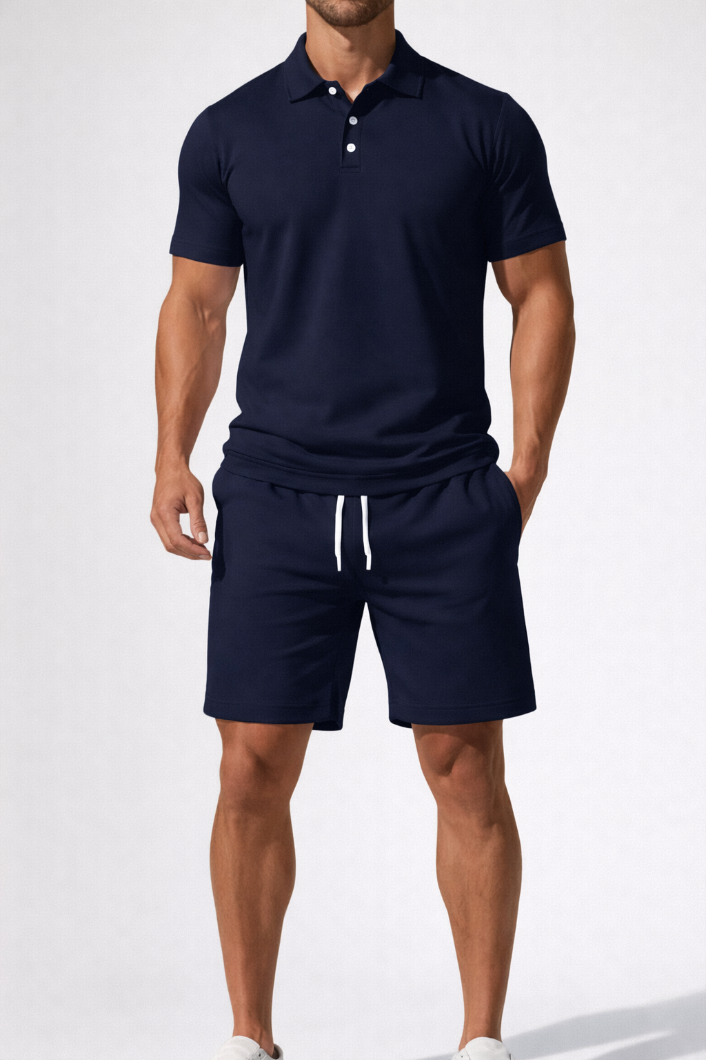 POLO SET | Zwarte heren set – strak, sportief en altijd goed