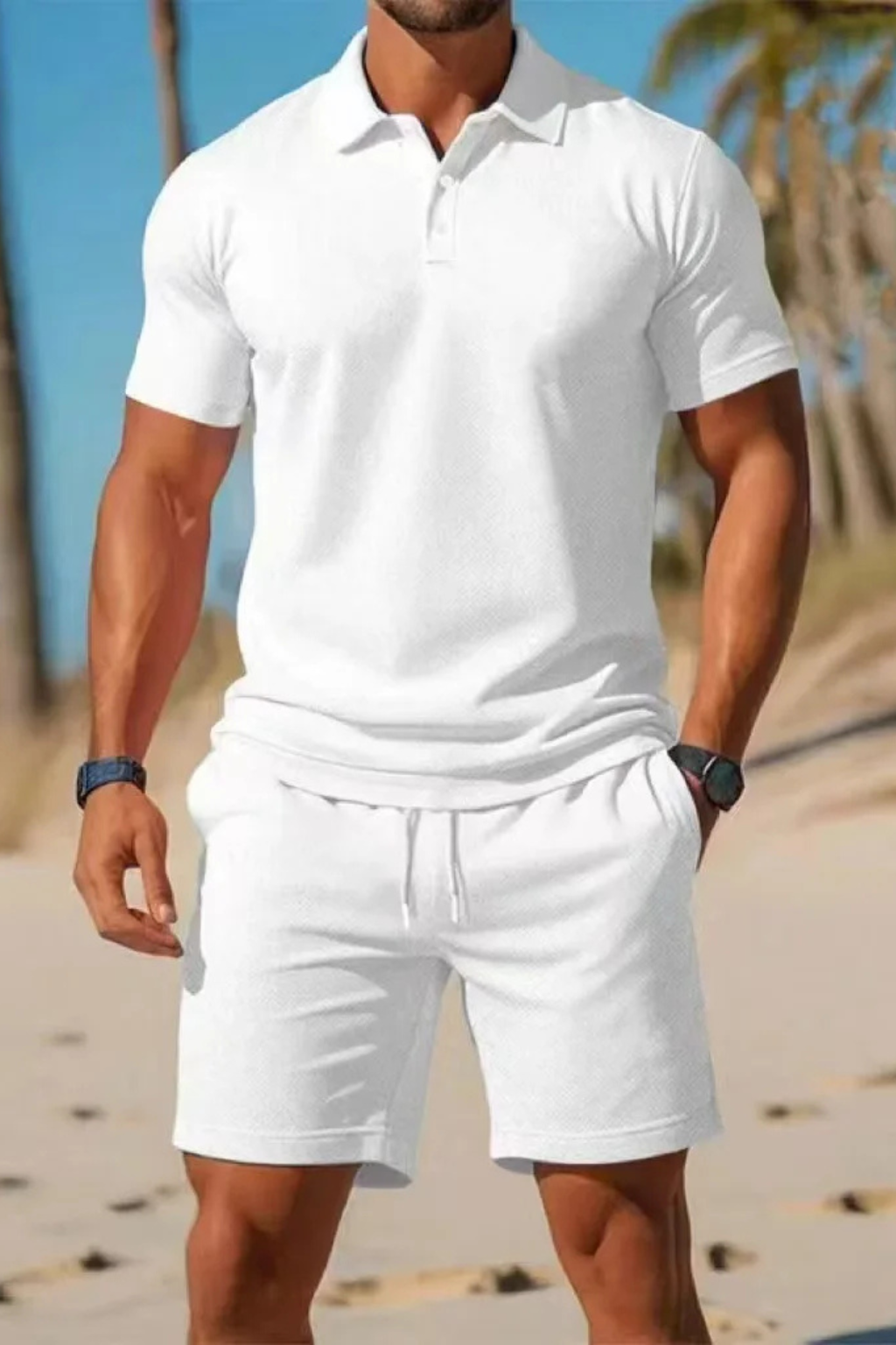 POLO SET | Zwarte heren set – strak, sportief en altijd goed