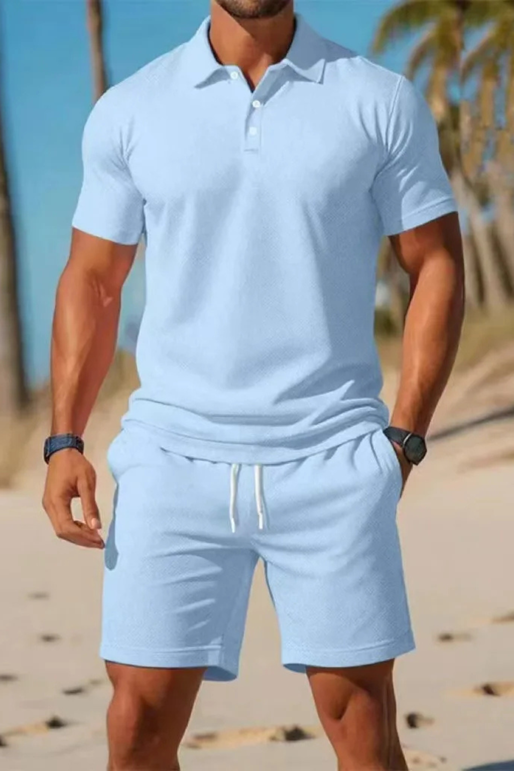 POLO SET | Zwarte heren set – strak, sportief en altijd goed