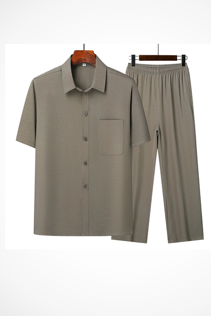 Tweedelige heren set – strak en moeiteloos stijlvol