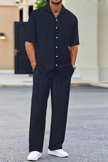 ZOMERSET | Heren set in bruin – relaxed en moeiteloos stijlvol