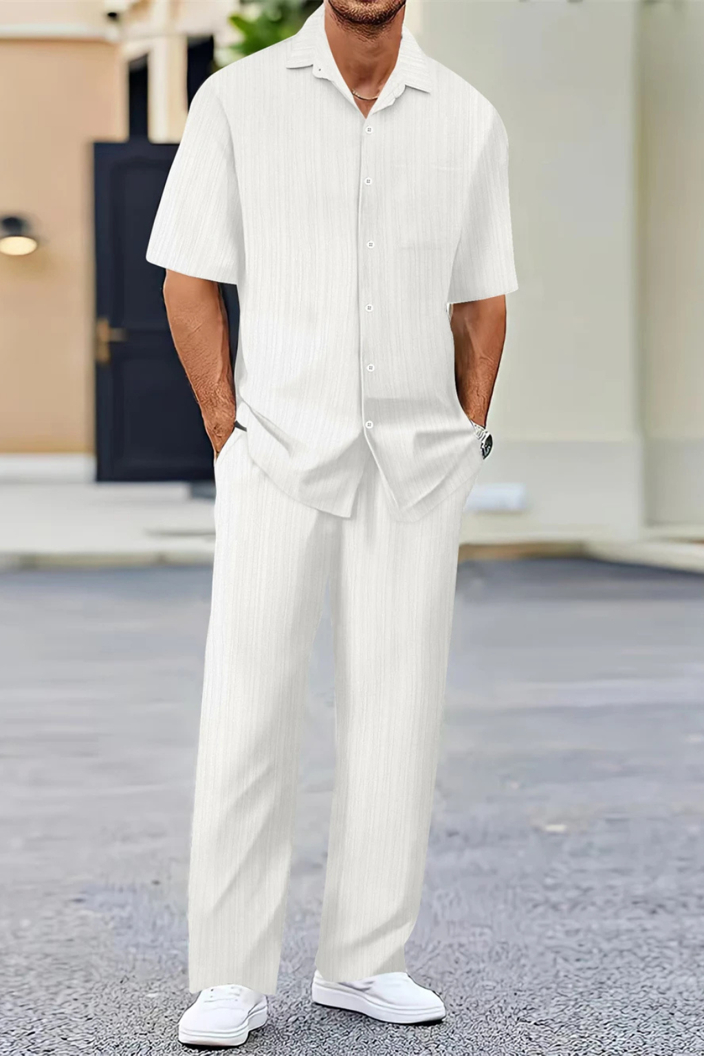 ZOMERSET | Heren set in bruin – relaxed en moeiteloos stijlvol