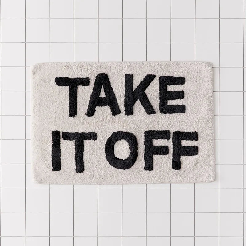 BareMat | Elegante Antislip Deurmat met Trendy Letterprint 3
