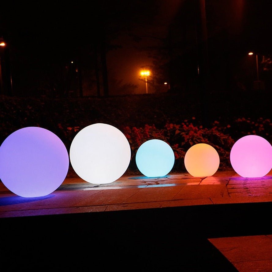 Aurora Garden Sphere – LED Buitenlamp met 16 Kleuren en Afstandsbediening