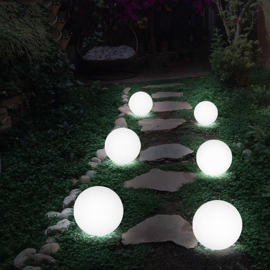 Aurora Garden Sphere – LED Buitenlamp met 16 Kleuren en Afstandsbediening