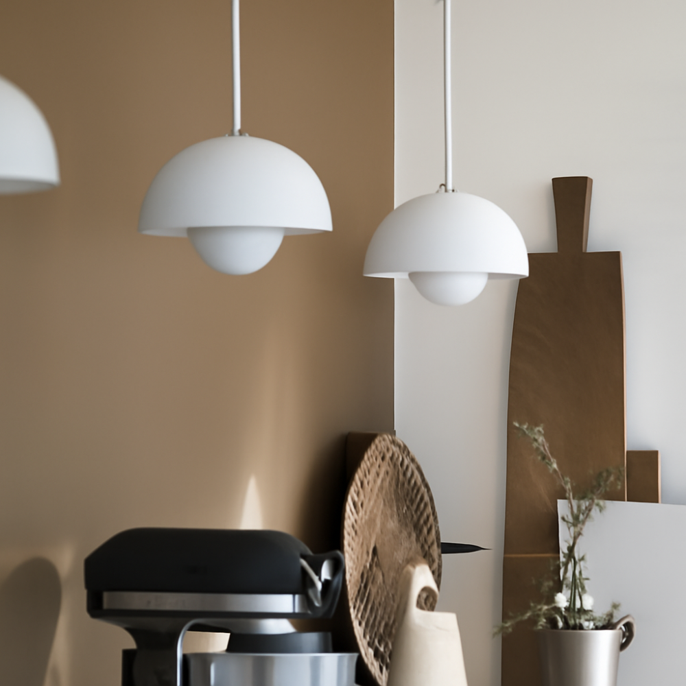 Halfronde LED Kroonluchter – 23x16 cm – Modern Design in Kleur voor Woonkamer of Eettafel