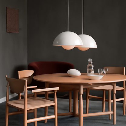Halfronde LED Kroonluchter – 23x16 cm – Modern Design in Kleur voor Woonkamer of Eettafel