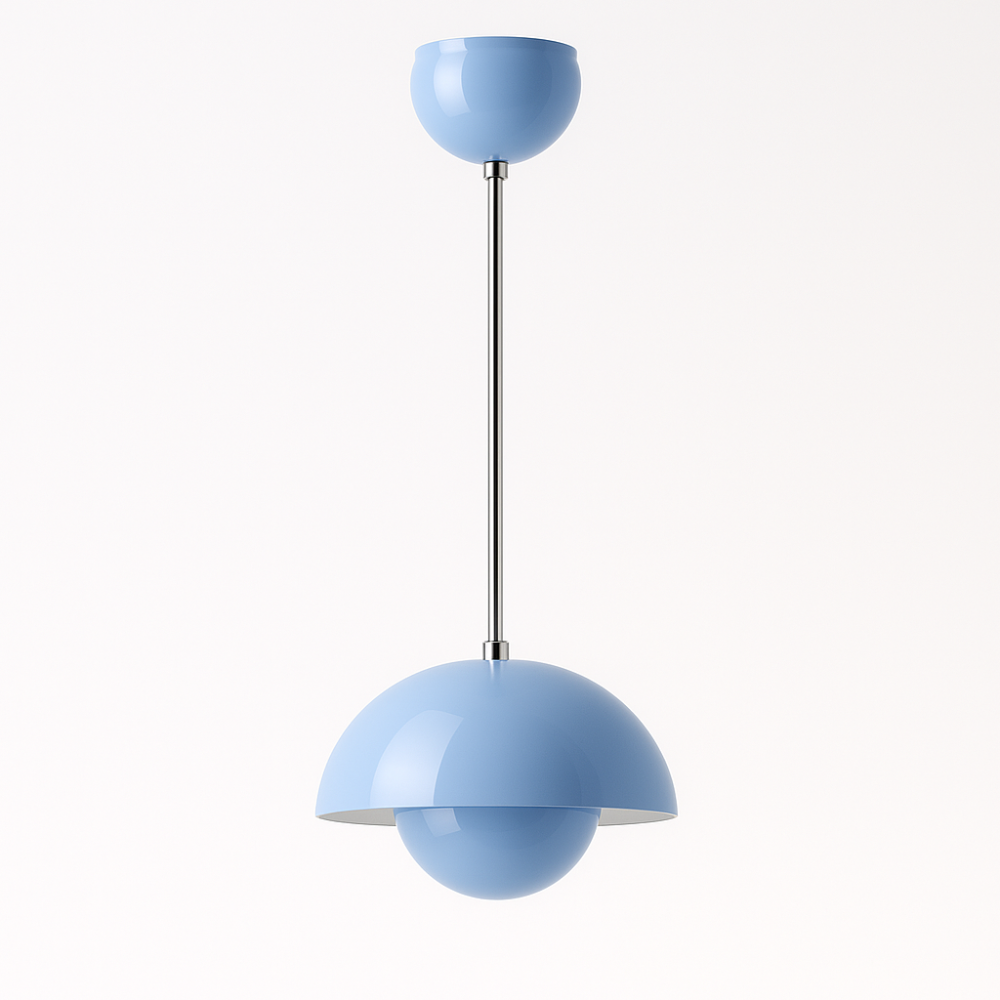 Halfronde LED Kroonluchter – 23x16 cm – Modern Design in Kleur voor Woonkamer of Eettafel