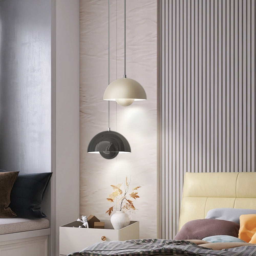 Halfronde LED Kroonluchter – 23x16 cm – Modern Design in Kleur voor Woonkamer of Eettafel