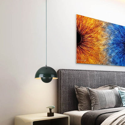 Halfronde LED Kroonluchter – 23x16 cm – Modern Design in Kleur voor Woonkamer of Eettafel