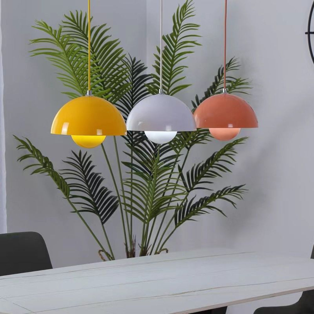 Halfronde LED Kroonluchter – 23x16 cm – Modern Design in Kleur voor Woonkamer of Eettafel