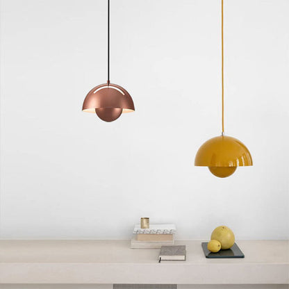 Halfronde LED Kroonluchter – 23x16 cm – Modern Design in Kleur voor Woonkamer of Eettafel