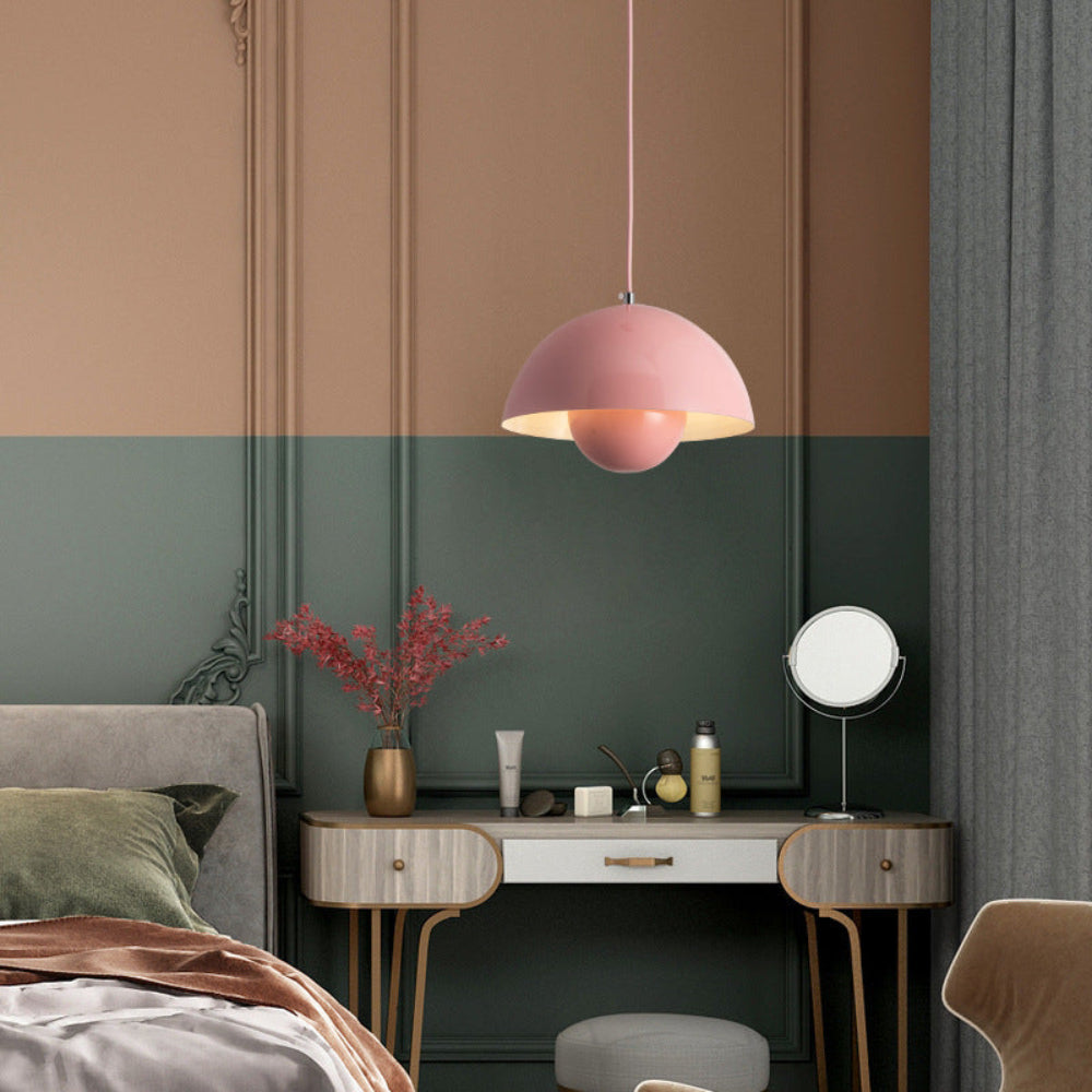 Halfronde LED Kroonluchter – 23x16 cm – Modern Design in Kleur voor Woonkamer of Eettafel